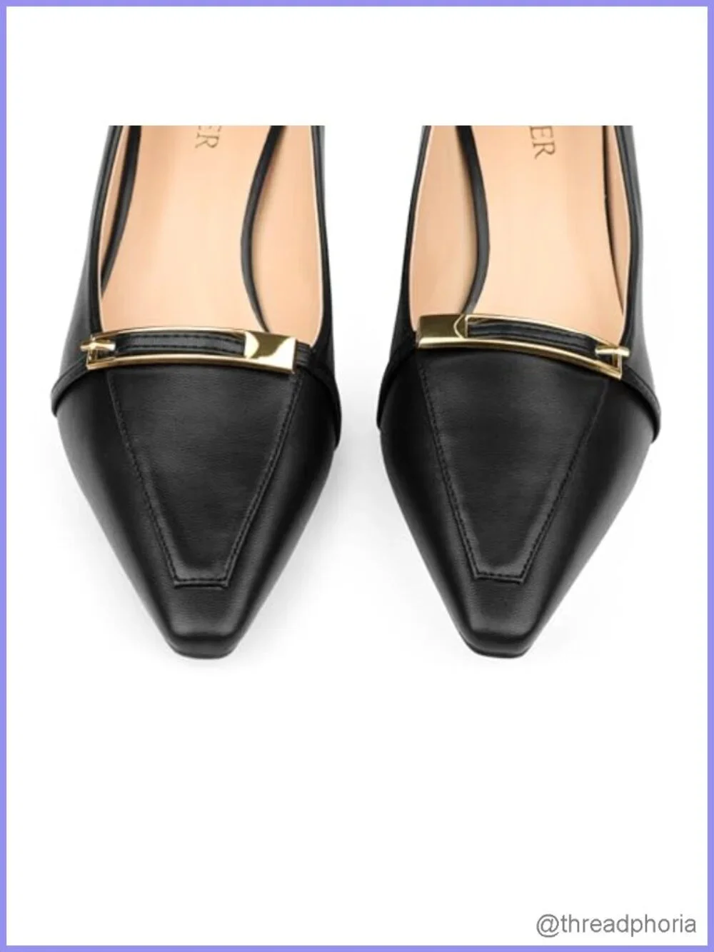 Women's Kitten Heel Pumps Pointed Toe Low Heel Dress Shoes Office